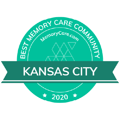 MemoryCare.com 2020 Best Memory Care Community award for Kansas City