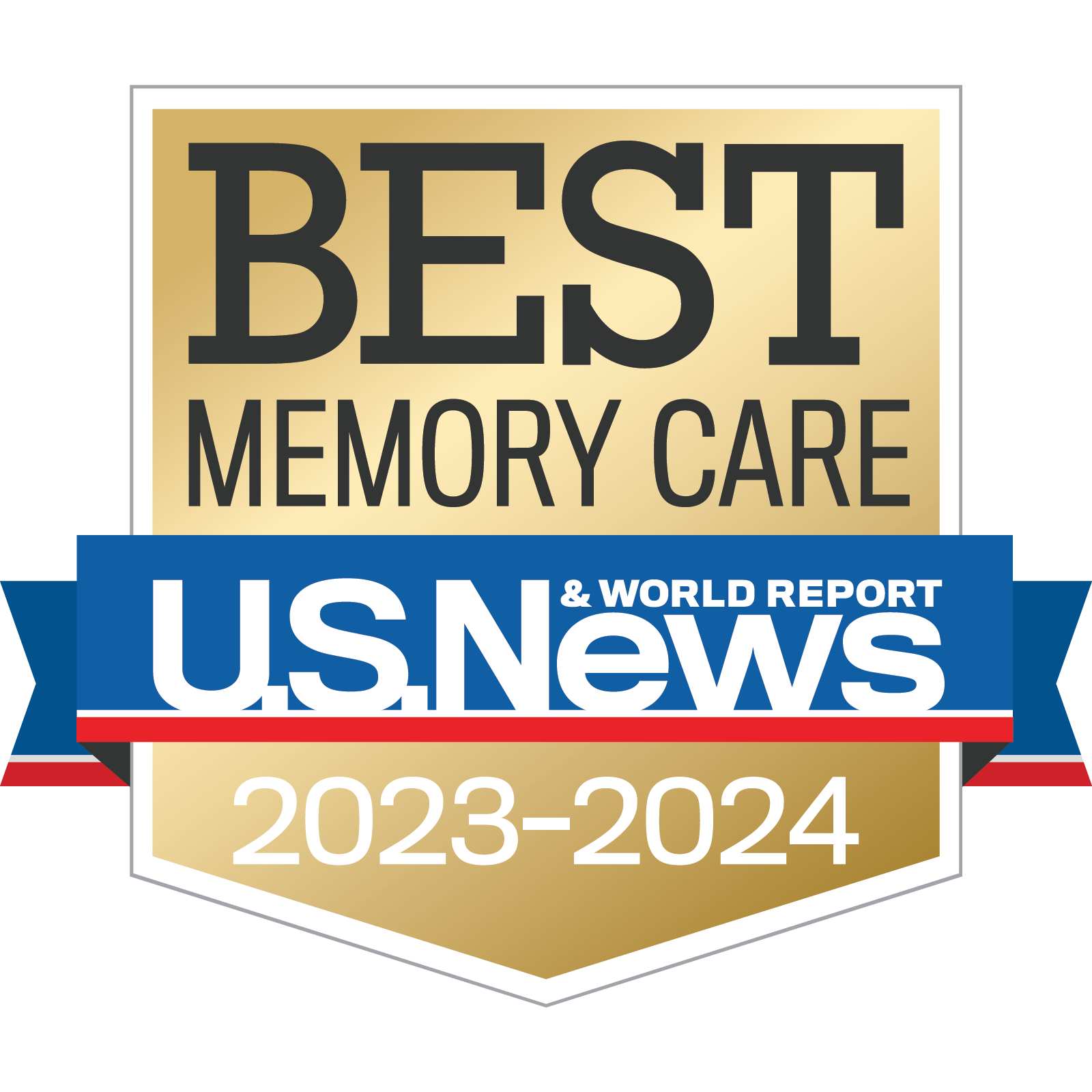 Badge for U.S. News & World Report Best Memory Care 2023-2024
